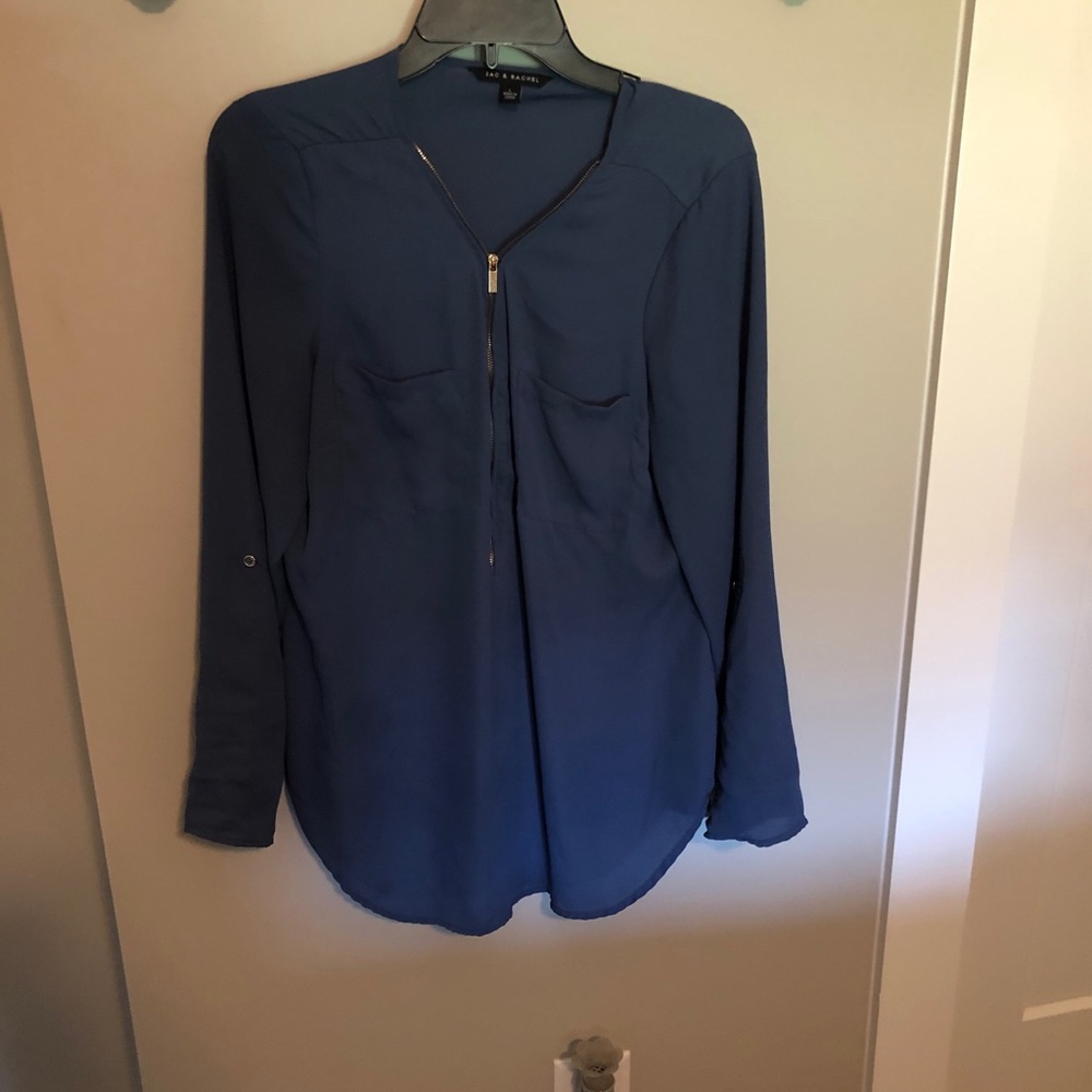 Blue Zac and Rachel Blouse
